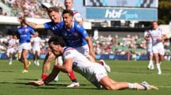 England Dominates France 82-0 to Keep Rugby League World Cup Campaign Alive