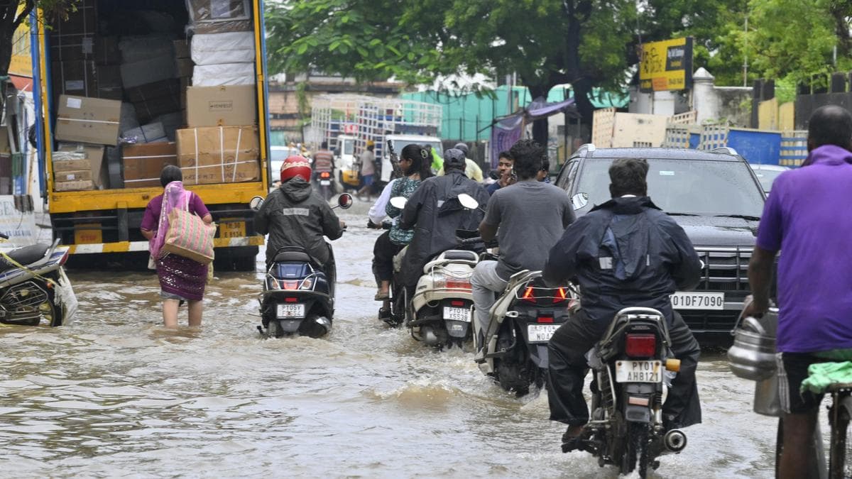 Puducherry Port Issues Distant Warning Signal as Torrential Rains Hammer the Coastal Union Territory