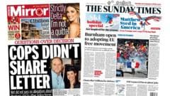 UK Sunday Papers Spotlight Duchess of Sussex Family Revelations and PM Free Movement Debate