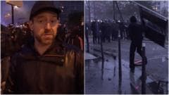 Paris Clashes Erupt as Peaceful Demonstrations Give Way to Nighttime Unrest and Police Intervention
