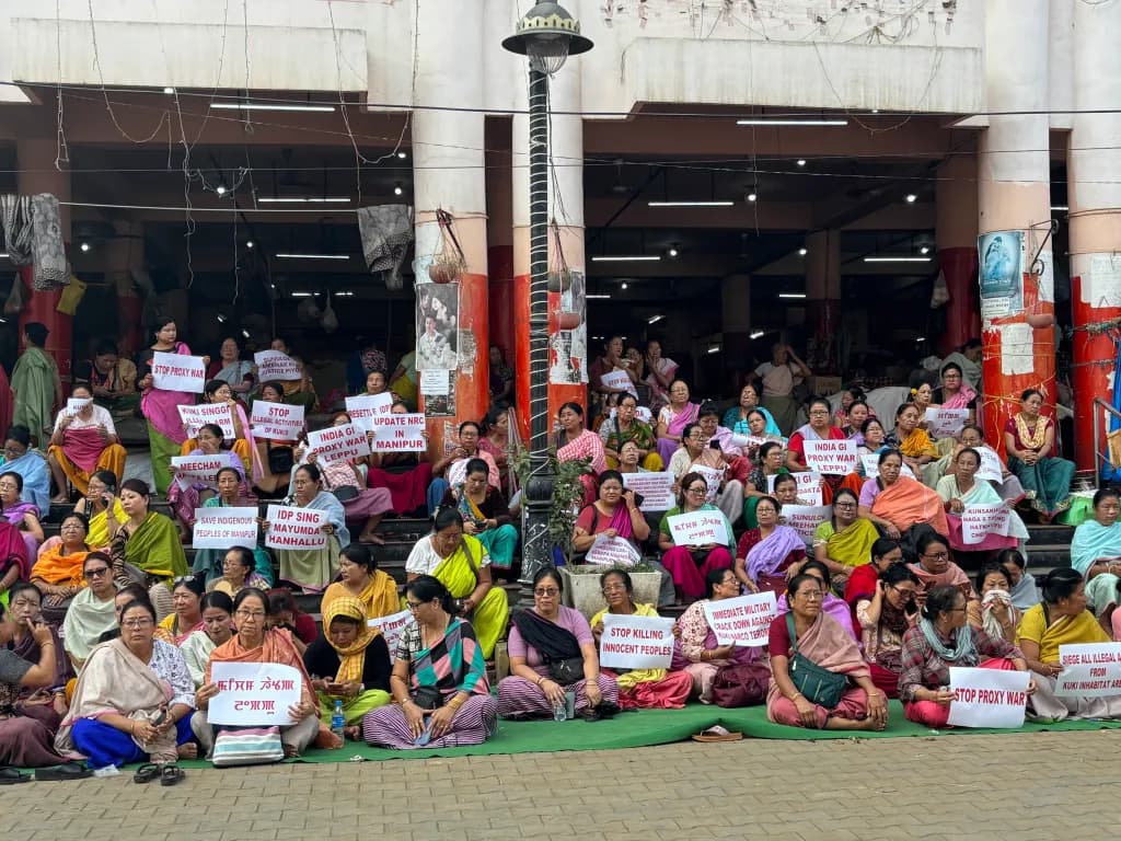 Manipur Protests Surge After Sunurok Killings, Demonstrators Demand End to Proxy War