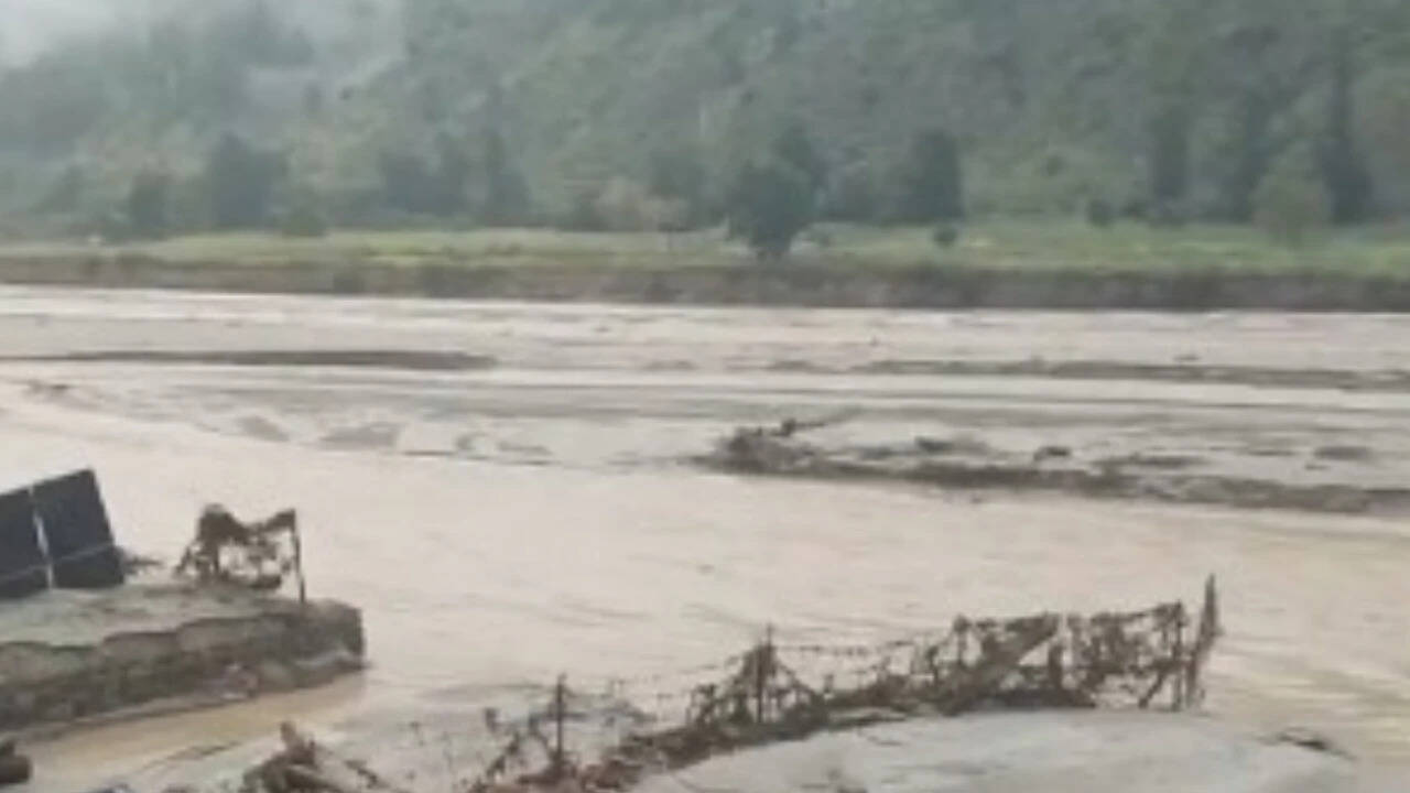 Bhutan Glacier Lake Outburst Flood Forms New Downstream Waterbody, Sparking Secondary Hazard Fears