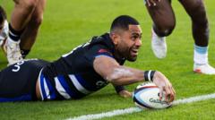 Cokanasiga Shines as Bath Overcomes Sale to Snap Winless Slide