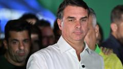Confusion about Flávio Bolsonaro's whereabouts as Argentina says he flew to Ecuador