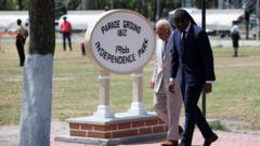 King Charles III Explores 1823 Demerara Slave Rebellion Site During Caribbean Tour
