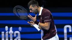 Novak Djokovic Faces ATP Finals Setback Following Stunning Defeat in Basel