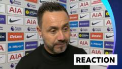 Tottenham Atmosphere Transformed Following Crucial Victory Over Crystal Palace, Says Boss De Zerbi